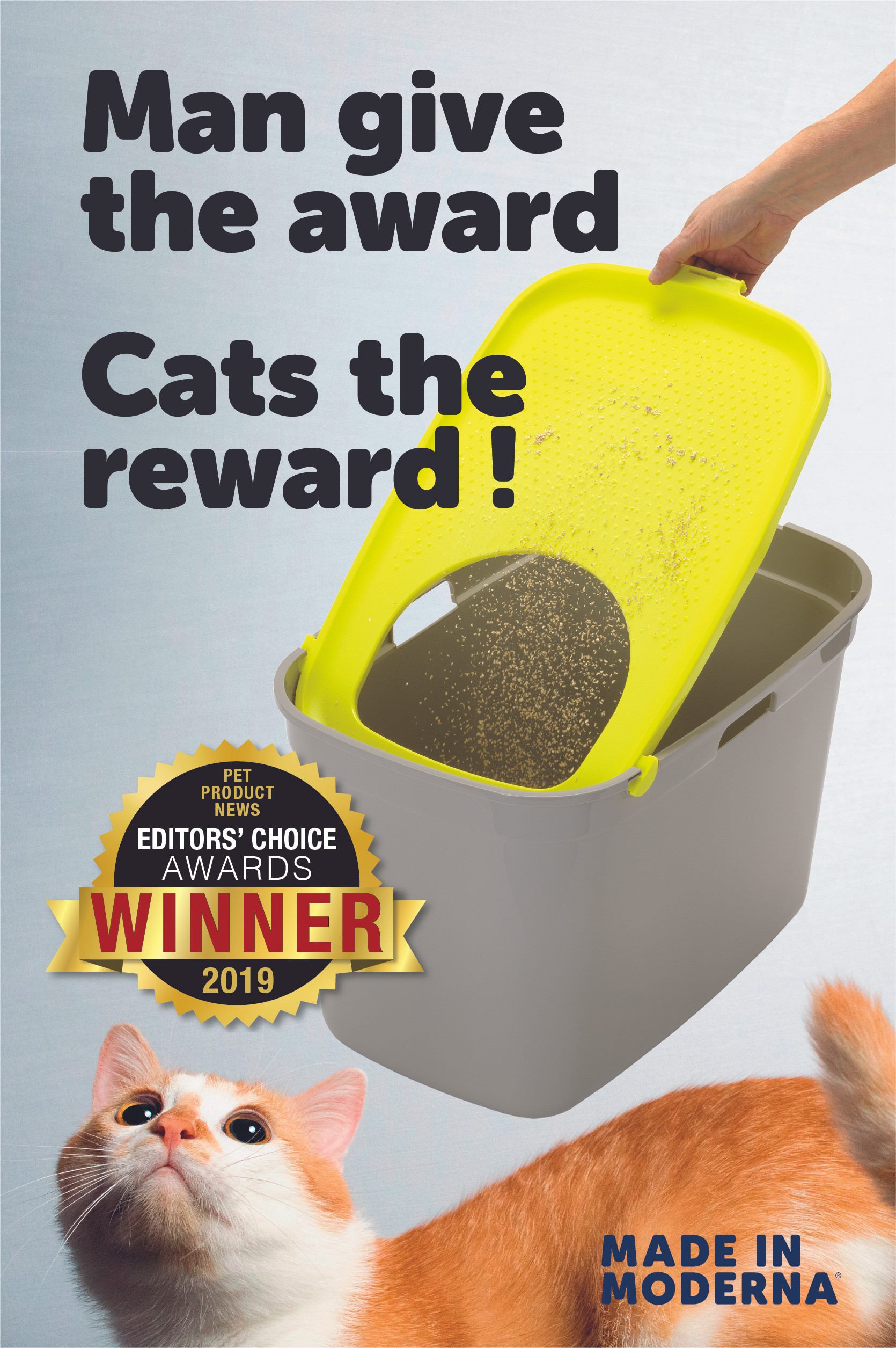 Award winning litter boxes Made in Moderna